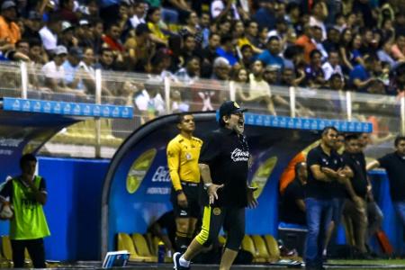 Maradona muss mit Les Dorados um den Aufstieg bangen