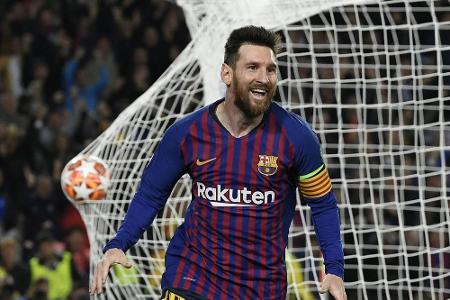 Champions-League-Tore: Messi rückt näher an Ronaldo heran