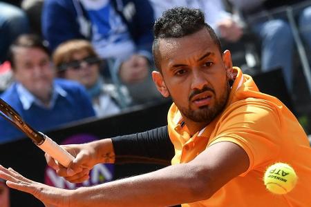 Bad Boy Kyrgios beim ATP-Masters in Rom disqualifiziert
