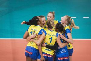 Volleyball-Finale: Meister Schwerin erzwingt Entscheidungsspiel