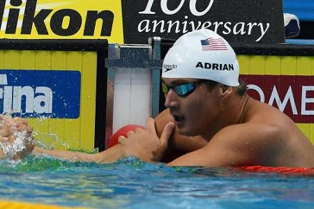 Comeback von US-Schwimmstar Adrian nach Hodenkrebs-Operation