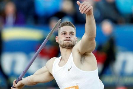 Entzündete Sehne im Fuß: Speer-Weltmeister Vetter muss Saisonstart verschieben