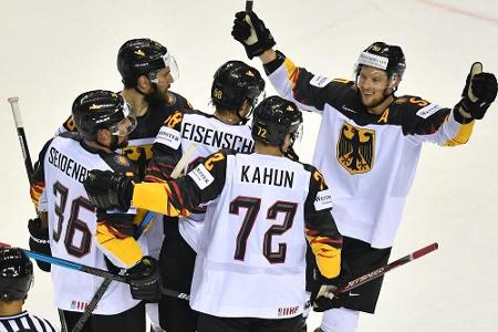 Eishockey-WM: DEB-Team fast schon im Viertelfinale
