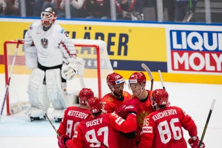 Eishockey-WM: Zweiter Sieg für Rekordweltmeister Russland - Schweiz mit Problemen