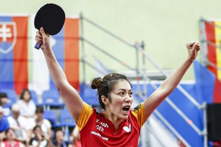 Europaspiele: Tischtennis-Teams im Finale - Frauen ohne Solja