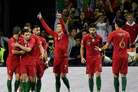 Trotz Videobeweis-Kuriosum: Dreierpacker Ronaldo schießt Portugal ins Nations-League-Finale