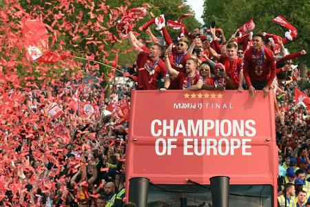 Liverpool feiert den Champions-League-Sieger