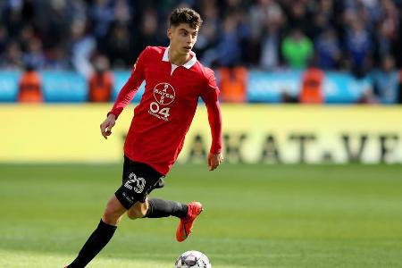 Dass Kai Havertz zu den größten Talenten des Weltfußballs gehört, untermauerte der Leverkusener 2018/19 mit 17 Ligatoren. Be...