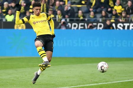 Mit zarten 19 Jahren gehörte Sancho zu den Top-Stars der Saison. Kein anderer Spieler bereitete mehr Tore vor (17), zwölf ei...