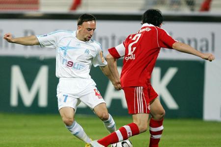 Im Januar 2007 trifft Ribéry in einem Testspiel mit Olympique Marseille auf die Bayern. Und hinterlässt bleibenden Eindruck.