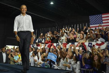 Auch Michelles Mann Barack Obama ist stolz auf die amerikanischen Kickerinnen, die er als 