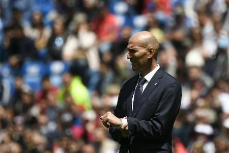 Coach Zidane wieder zurück im Real-Trainingslager