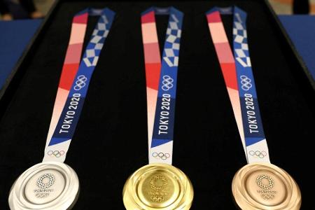 Tokio 2020 stellt Medaillen aus Edelschrott vor
