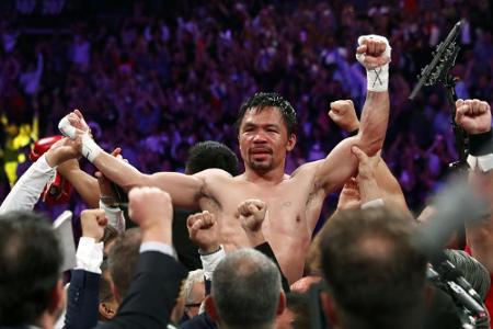 Pacquiao nach Sieg gegen Thurman ältester Weltergewichts-Weltmeister