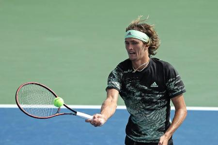Zverev kämpft sich in die zweite Runde der US Open