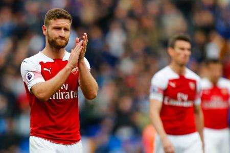 Mustafi bei Arsenal vor dem Absprung