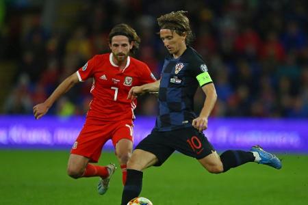 Kroatien nur mit Remis in Wales