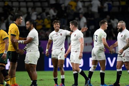 Rugby: Neuseeland und England marschieren ins WM-Halbfinale