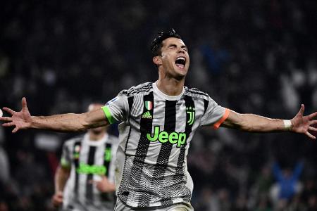 Last-Minute-Elfmeter, drei Platzverweise: Ronaldo schießt Juve an die Spitze