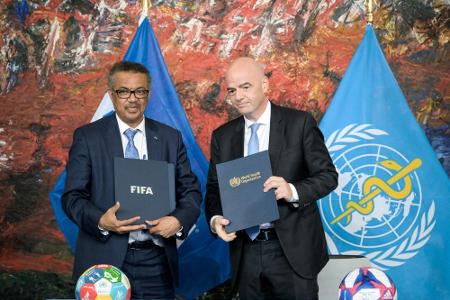 FIFA und WHO für gesunden Lebenswandel