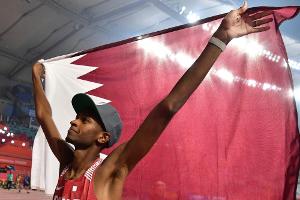 Katar jubelt: Barshim holt erstes Gold für den WM-Gastgeber - Farce bei der "Siegerehrung"