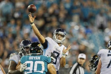 Neun Sacks in Jacksonville: Titans-Quarterback Mariota frustriert