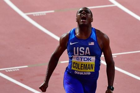 Dopingtest-Affäre: Weltmeister Coleman sieht sich als Opfer einer Kampagne