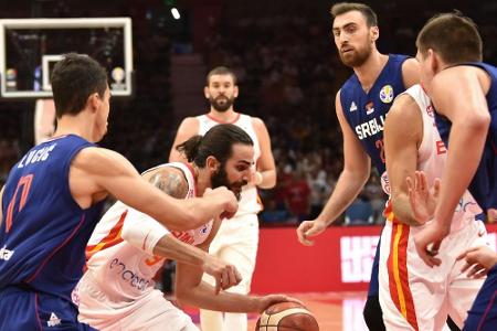 Basketball-WM: Spanien gewinnt Topspiel gegen Serbien
