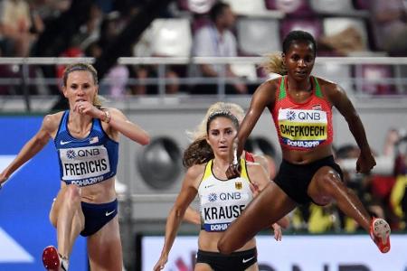 Hindernis-Hoffnung Krause läuft souverän ins WM-Finale
