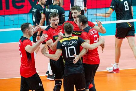 Deutsche Volleyballer erreichen EM-Viertelfinale