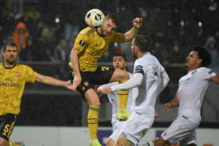 Eintracht-Gegner Arsenal lässt erste Punkte liegen