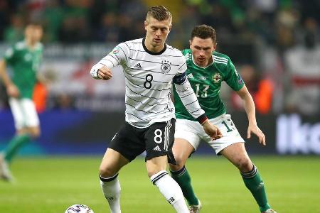 Der stellvertretende Kapitän zeigte wie schon gegen Weißrussland eine gute Leistung mit dem Ball am Fuß und leitete reihenwe...