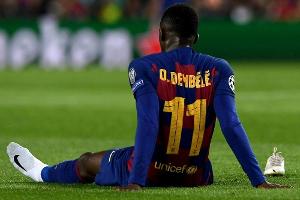 Dembele fällt mit Oberschenkelverletzung rund zehn Wochen aus