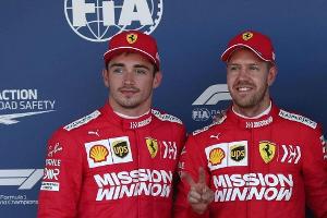 Vettel beschenkt Leclerc zu Weihnachten