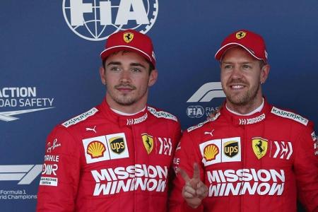 Vettel beschenkt Leclerc zu Weihnachten