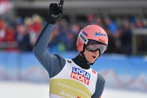 Geiger in Engelberg starker Dritter - Stoch siegt vor Kraft