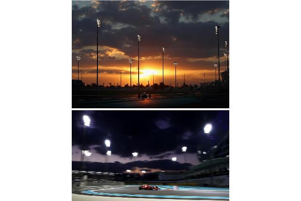 Der GP von Abu Dhabi bietet eine ganz besondere Renn-Atmosphäre. Sowohl auf den TV-Bildern als auch vor Ort ist die Fahrt vo...