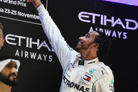 In der letzten Saison ging der erste Platz an Lewis Hamilton. Damit knackte der Brite einen Rekord: 408 WM-Punkte hatte zuvo...