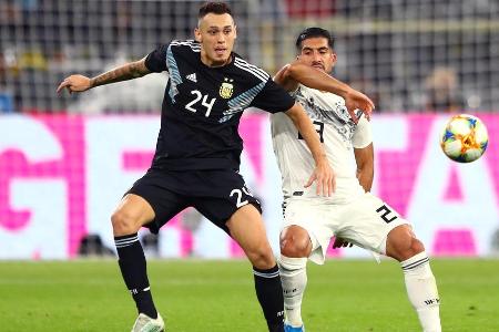 Die deutschen Fans lernten Lucas Ocampos im Länderspiel gegen Argentinien kennen. Dort traf der Flügelstürmer auch - und das...