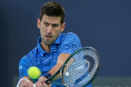 Djokovic im Halbfinale - zum 50. Mal gegen Federer