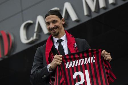 Ibrahimovic in Mailand vorgestellt: 