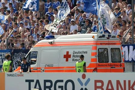 Notarzteinsatz in Sinsheim: TSG-Fan muss reanimiert werden