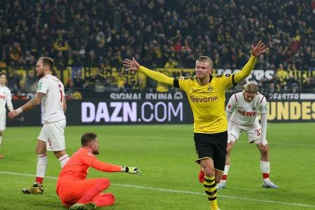 BVB setzt Aufholjagd bei Haalands Heim-Debüt fort