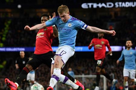 League Cup: ManCity steht trotz Niederlage gegen United im Finale