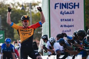 Radsport: Bauhaus gewinnt Etappe und übernimmt Führung bei Saudi-Tour