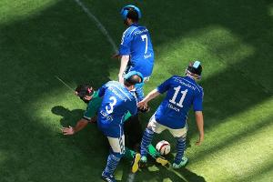 Auftakt der Blindenfußball-Bundesliga in Magdeburg