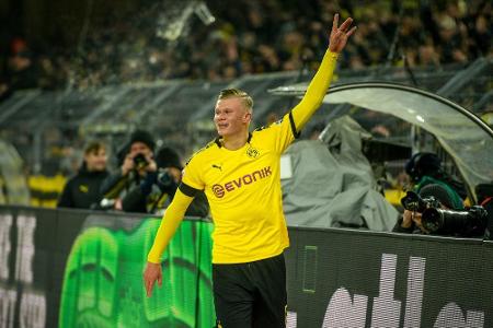 Erster Startelfeinsatz für Haaland