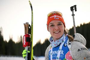 Silber in der Verfolgung: Herrmann erlöst deutsche Biathleten