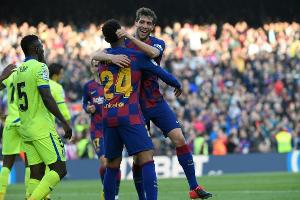 Barca schlägt Überraschungsteam Getafe knapp