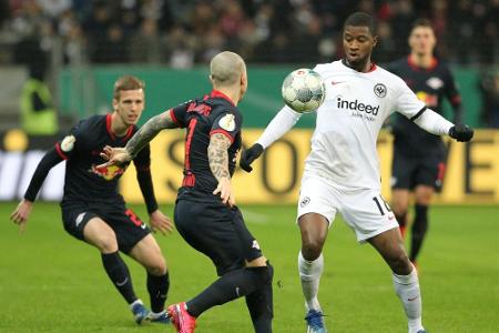 Nächste Enttäuschung im DFB-Pokal: Vorjahresfinalist Leipzig in Frankfurt ausgeschieden